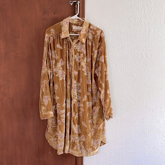 We The Free Velvet Sorrento Maxi Top - Picture 2 of 3